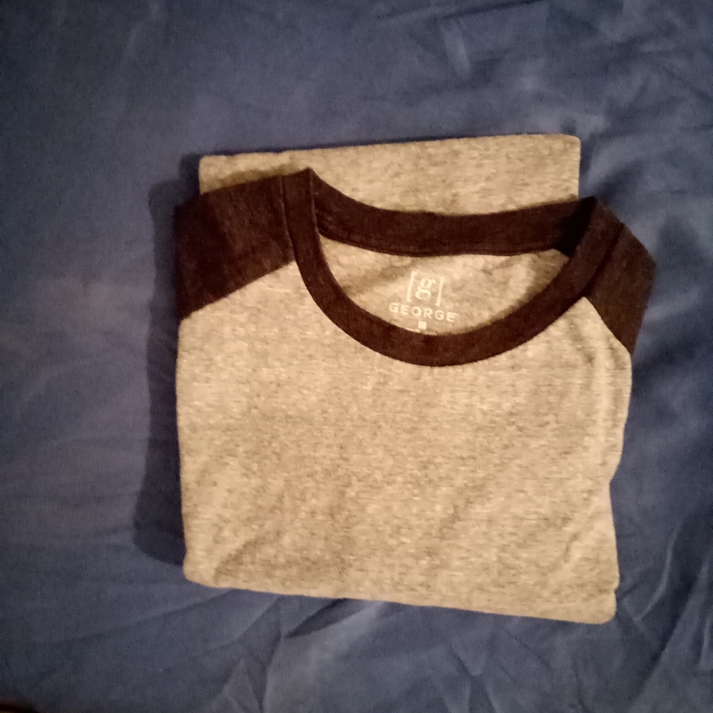 Gray and Black George T shirt
